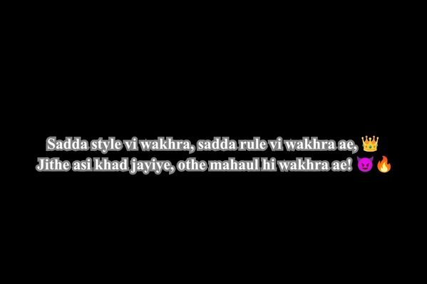 2 lines Badmashi Shayari in Punjabi