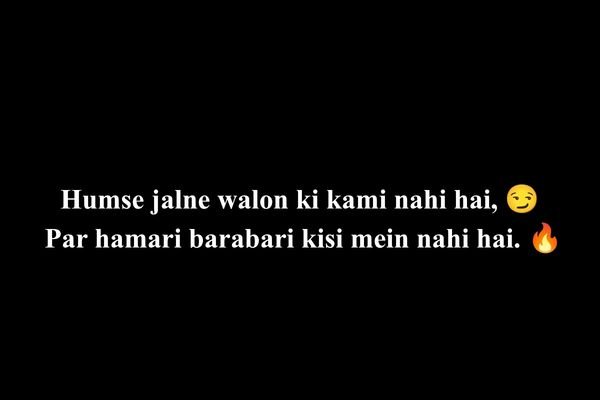 Best 2 lines Badmashi Shayari Copy
