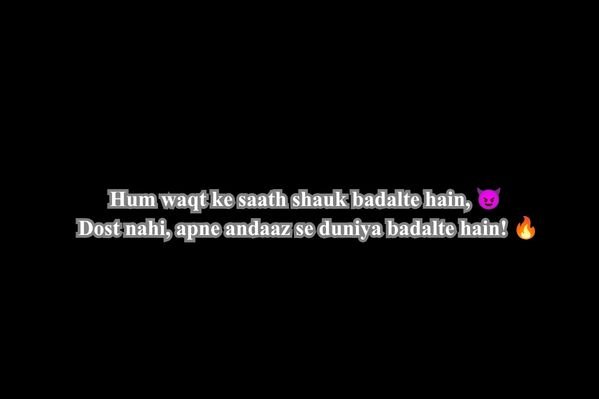 Boys Attitude Shayari
