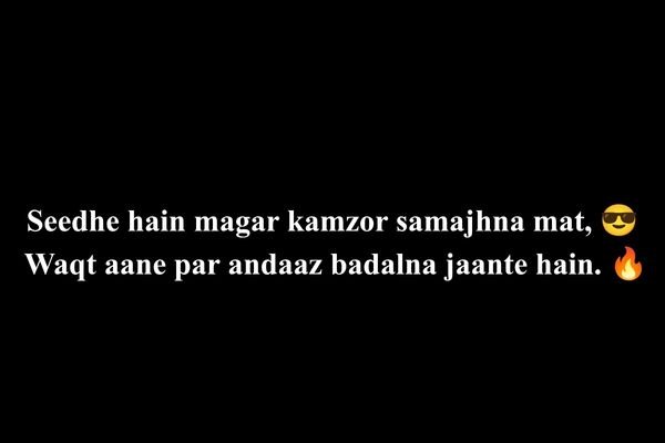 Badmashi Shayari 2 Line in Hindi