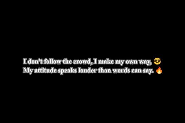 Attitude Shayari in English