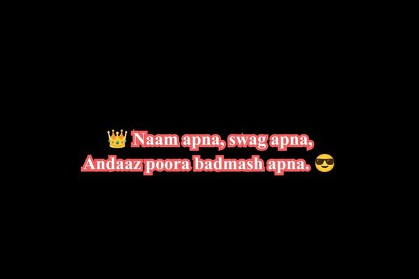 Badmash Ki Shayari