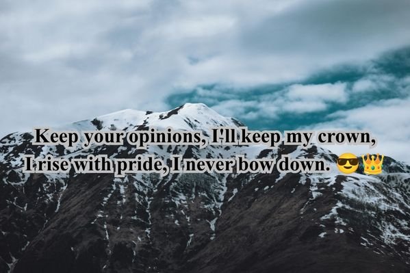 Royal Attitude Shayari in English