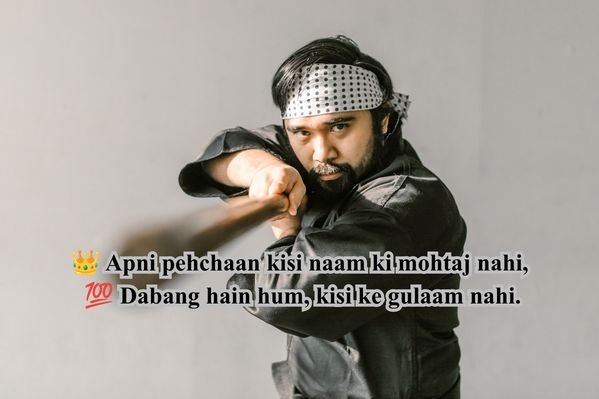 Dabang Shayari Hindi