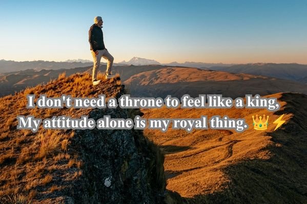 Royal Attitude Shayari in English